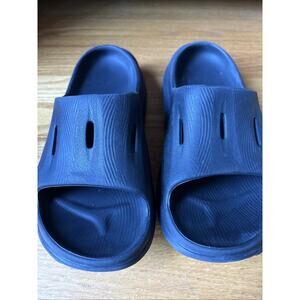 Hoka One One Ora Recovery Slides Flip Flops Shoes Womens Size 8 Black Orthotic